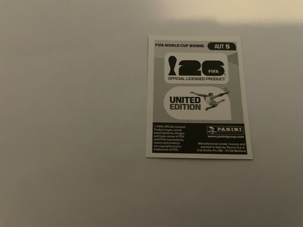 Panini Carte collezionabili: FIFA WM 2026 Kevin Danso AUT 5 – Nuovo (secondo la descrizione) da Winterthur venduto da Cobraforce 1