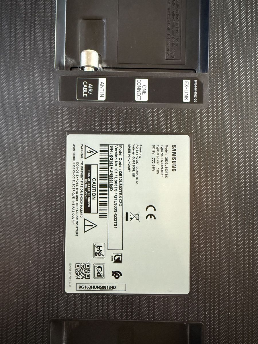 Fernseher: Samsung QE32LS03T The Frame 4.0 – Gebraucht aus Bottmingen von theskymax 7