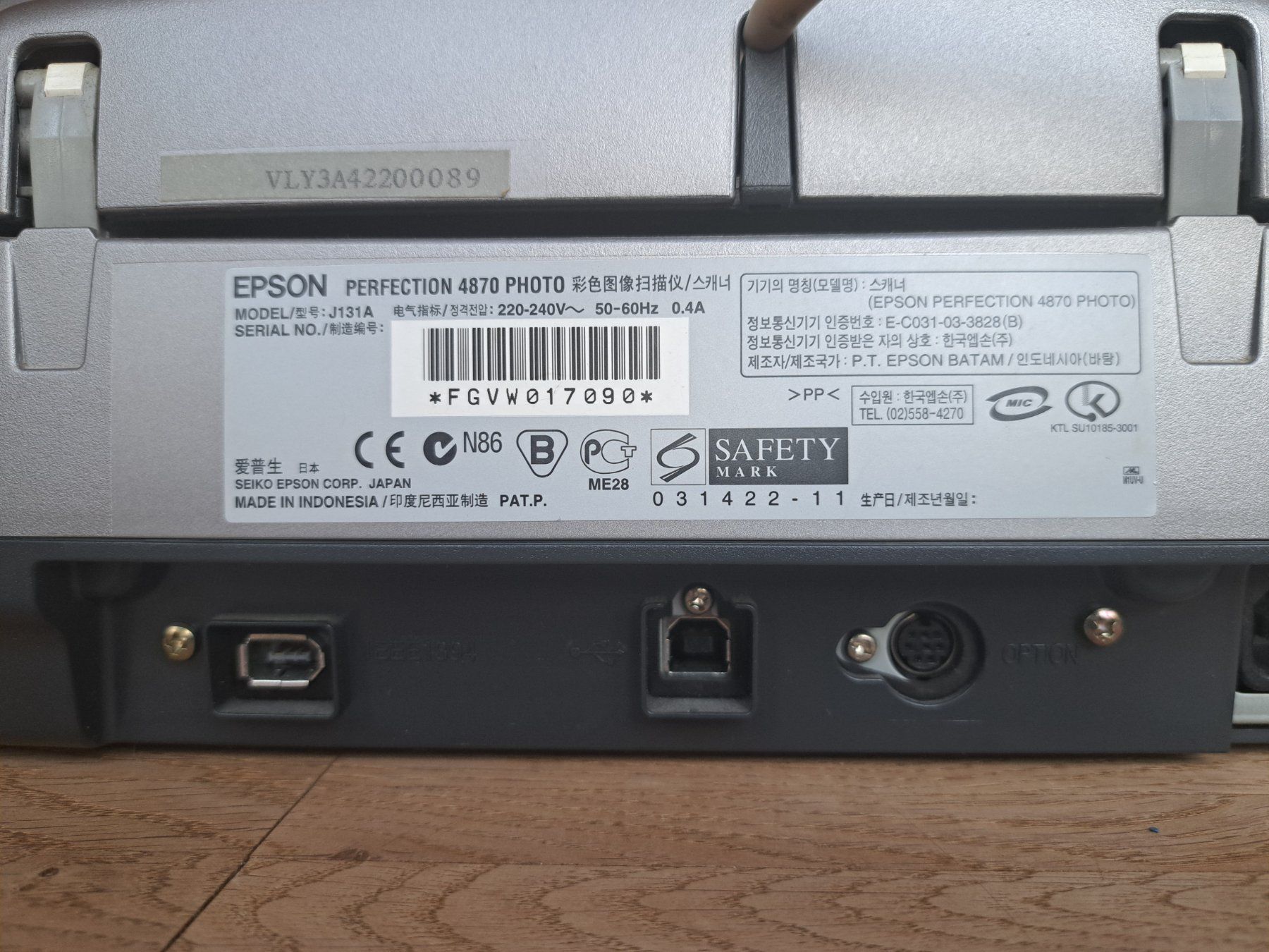 Epson Scanner: Scanner Epson Perfection 4870 Photo + Software – Usato da Zwingen venduto da Tigertimmi 4