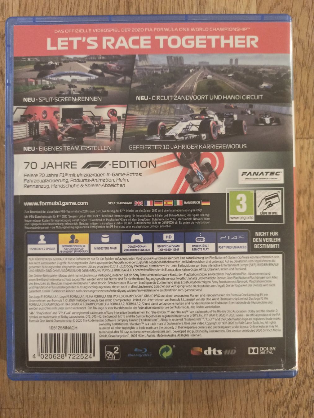 Spiele: F1 2020 Seventy Edition PS4 / PS5 – Gebraucht aus Oberweningen von mar_87mx 1