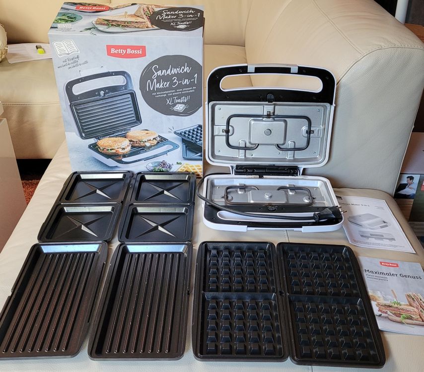 Betti Bossi Sandwich Maker 3in1 Kaufen auf Ricardo