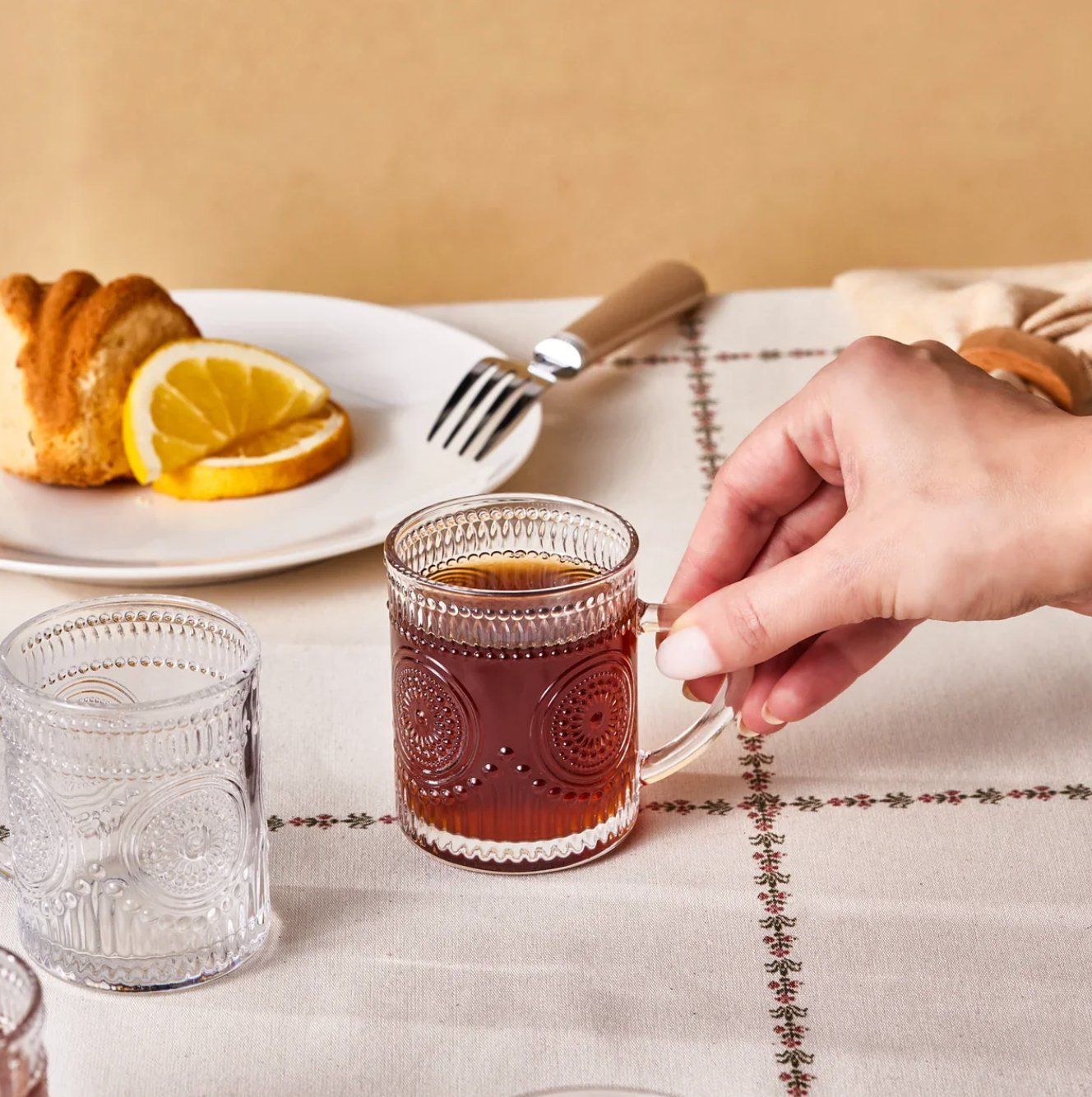 Gläser: Karaca Margo 6-teiliges Teeglas-Set, 155 ml – Gebraucht aus Reinach AG von evimshop 2