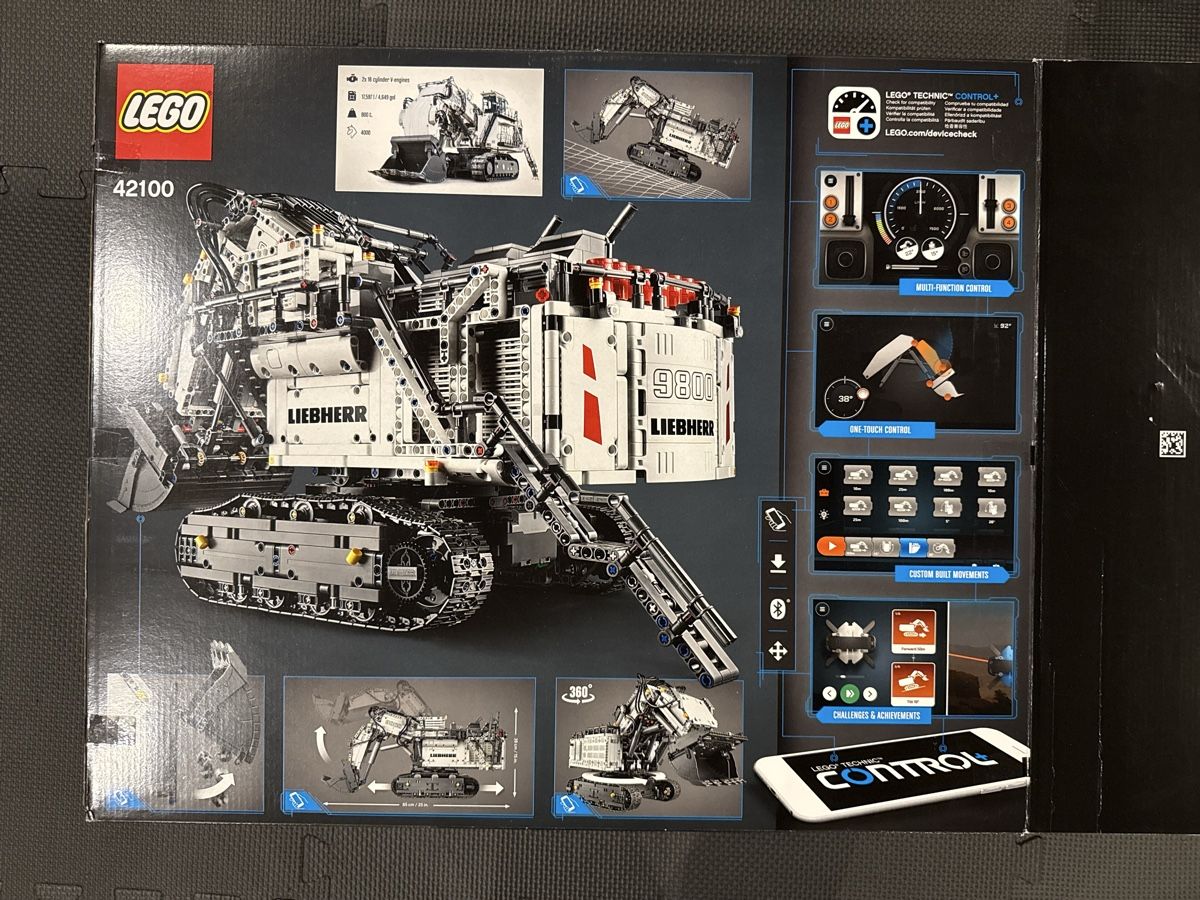 Lego Kit di costruzioni: LEGO Technic Bagger 42100 Liebherr R 9800 gebraucht – Usato da Nidfurn venduto da sugl87 3