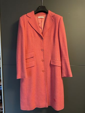 Laltramoda Wolle Damenmantel, pink, Grösse IT 44