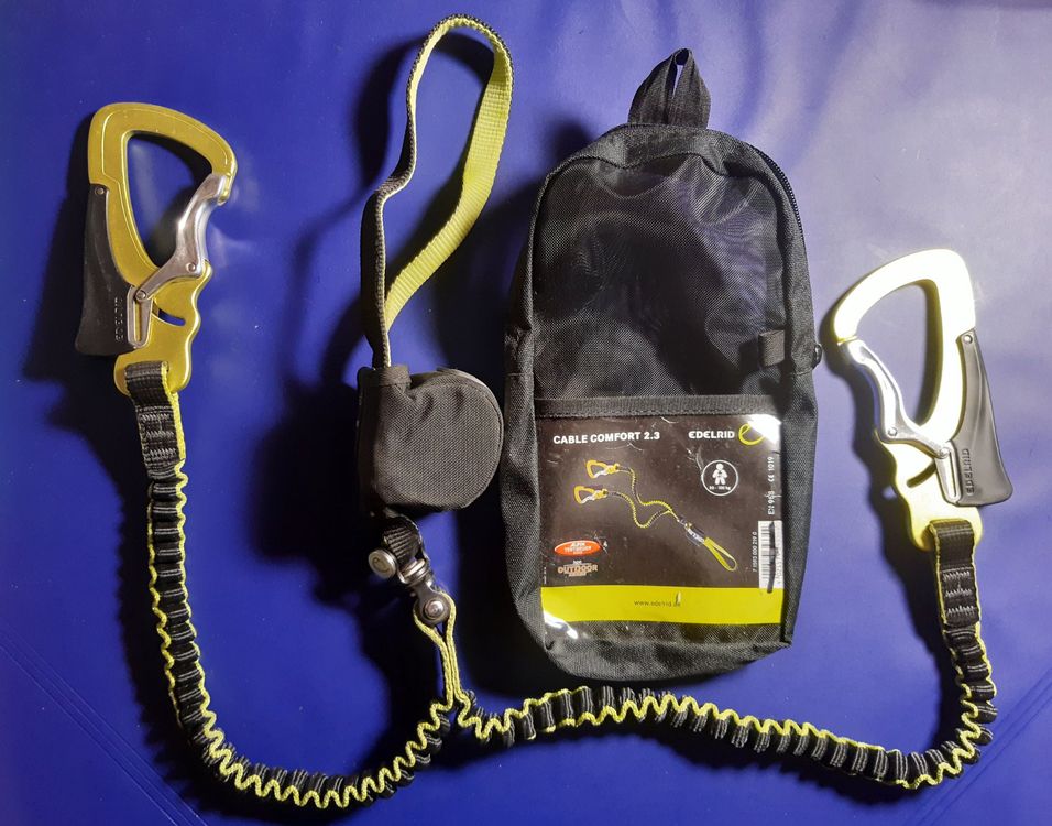 Aufruf zur Überprüfung: Edelrid Cable Comfort Tri Klettersteigset