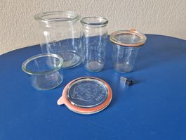 4 Weck Gläser