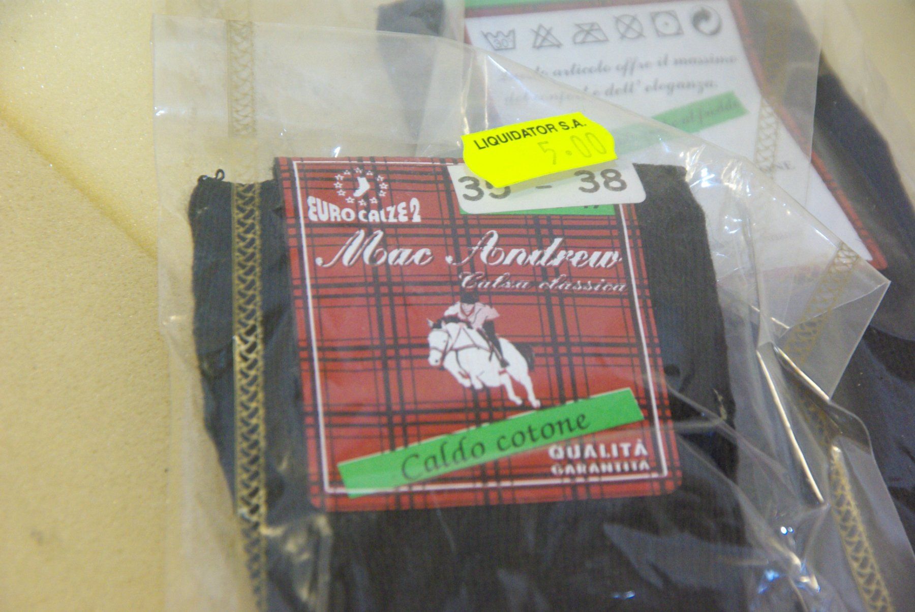 Socken: 2 Paar Socken Gr. 35-38 - schwarz – Neu und originalverpackt aus Herisau von Cevianer1844 3