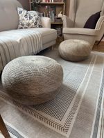 IKEA SANDARED Strick-Pouf