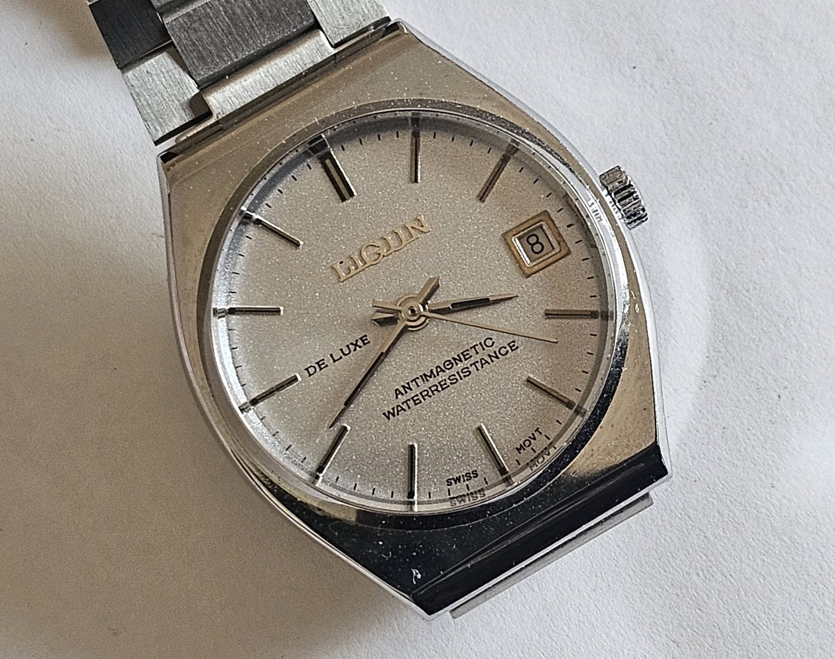 Orologi: LIGUIN De luxe, à remontoir vintage – Usato da Genève venduto da Fresko01