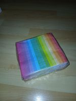 Regenbogen Servietten - Fröhliche Tischdeko, Neu!🌈🥳 (51)