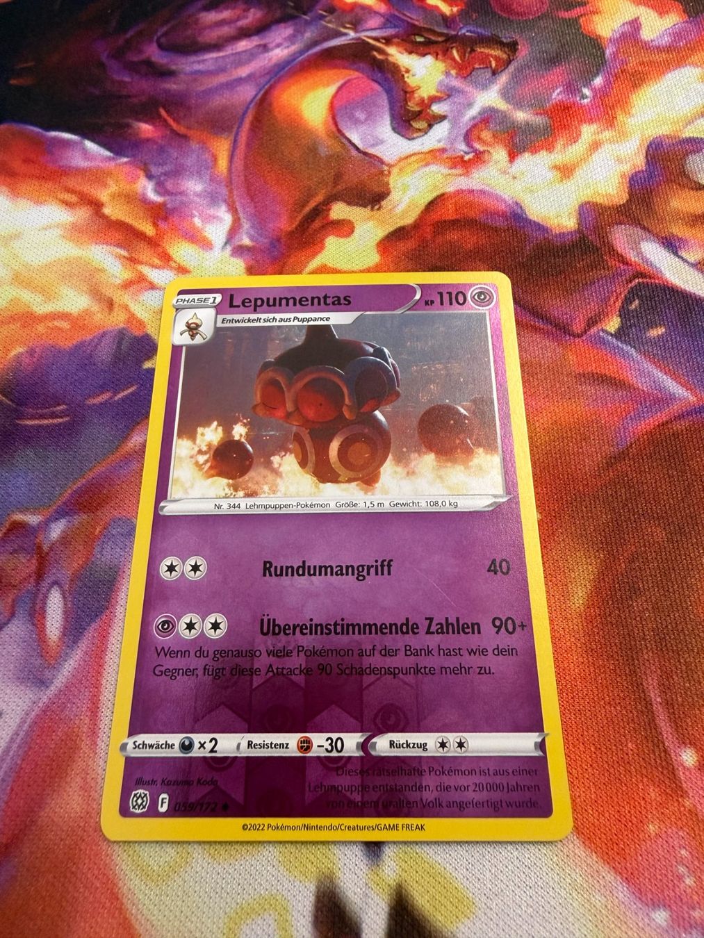 Pokémon Carte collezionabili: Lepumentas (BRS 059) / Reverse Holo / Strahlende Sterne – Nuovo (secondo la descrizione) da Bülach venduto da CherryBlu
