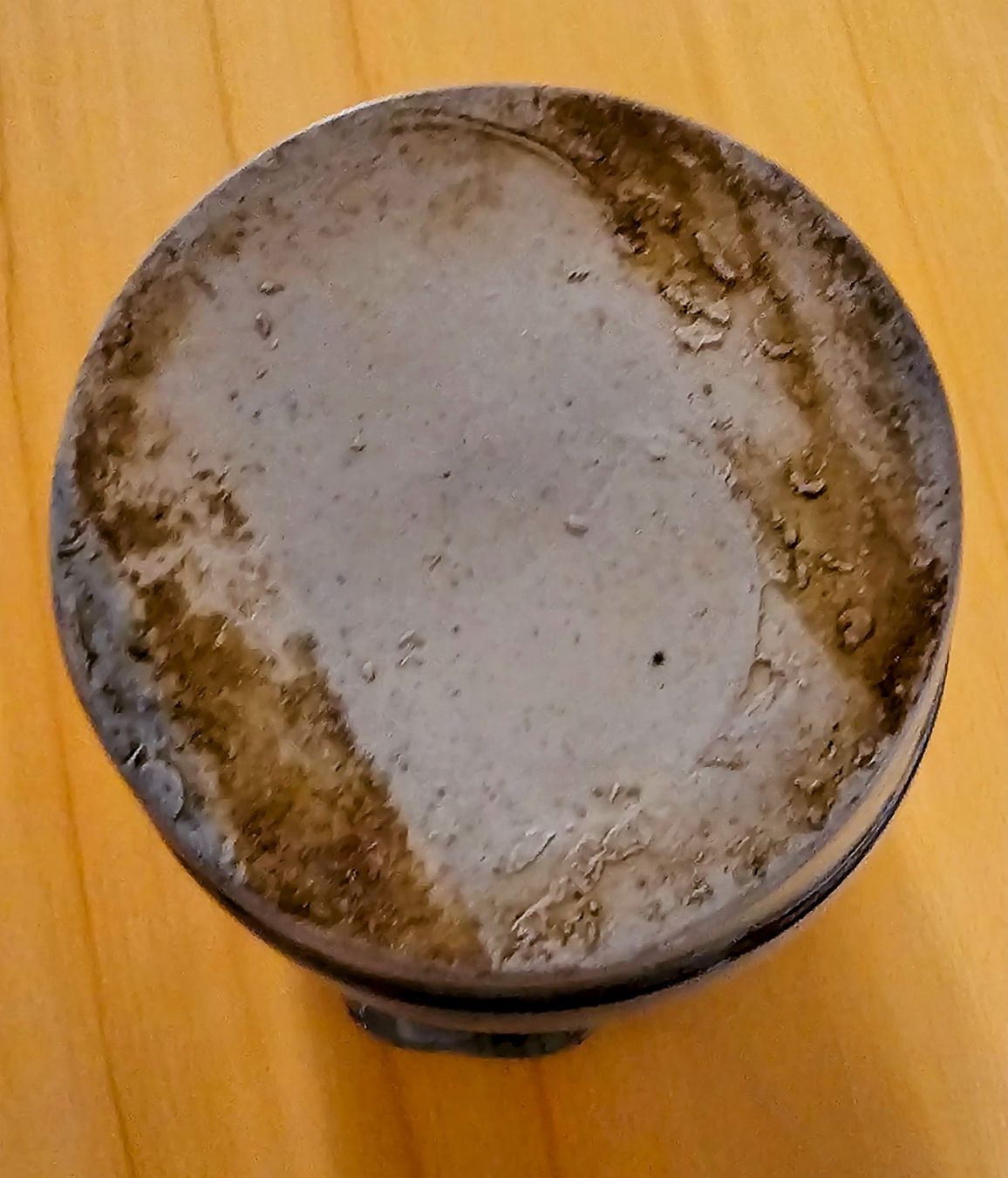 Accessori: Pot en grès ancien décor gris et bleu de 3 litres – Usato da Monthey venduto da Chez-Dani-81