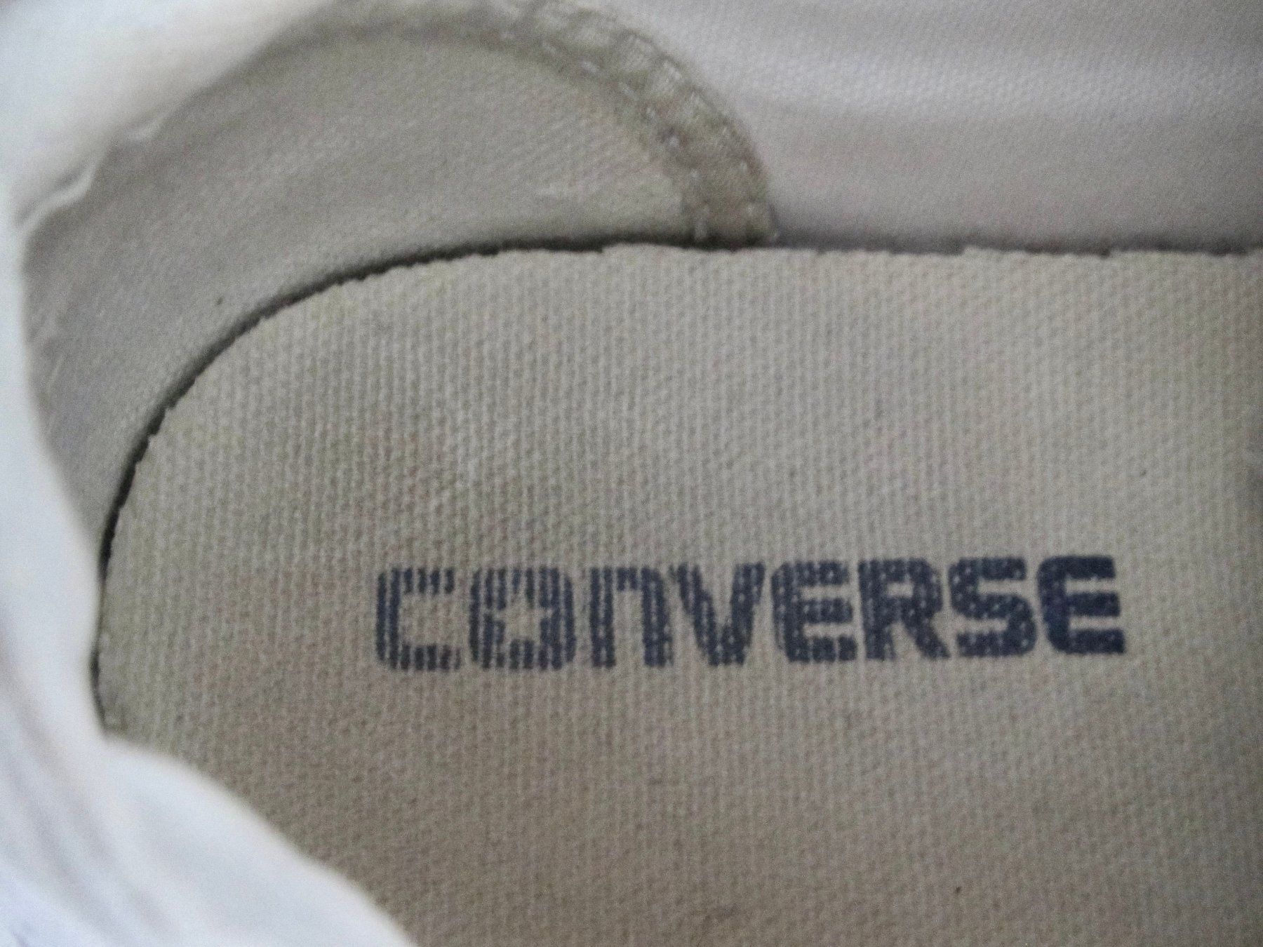 Converse Herrenschuhe: SNEAKER CONVERSE COTON BLANC – Gebraucht aus Murten von Selliot 4