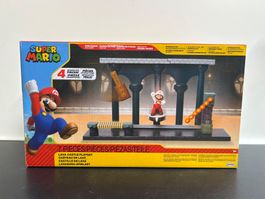 Neu Spielzeug Super Mario Lava Castle Playset (1x)