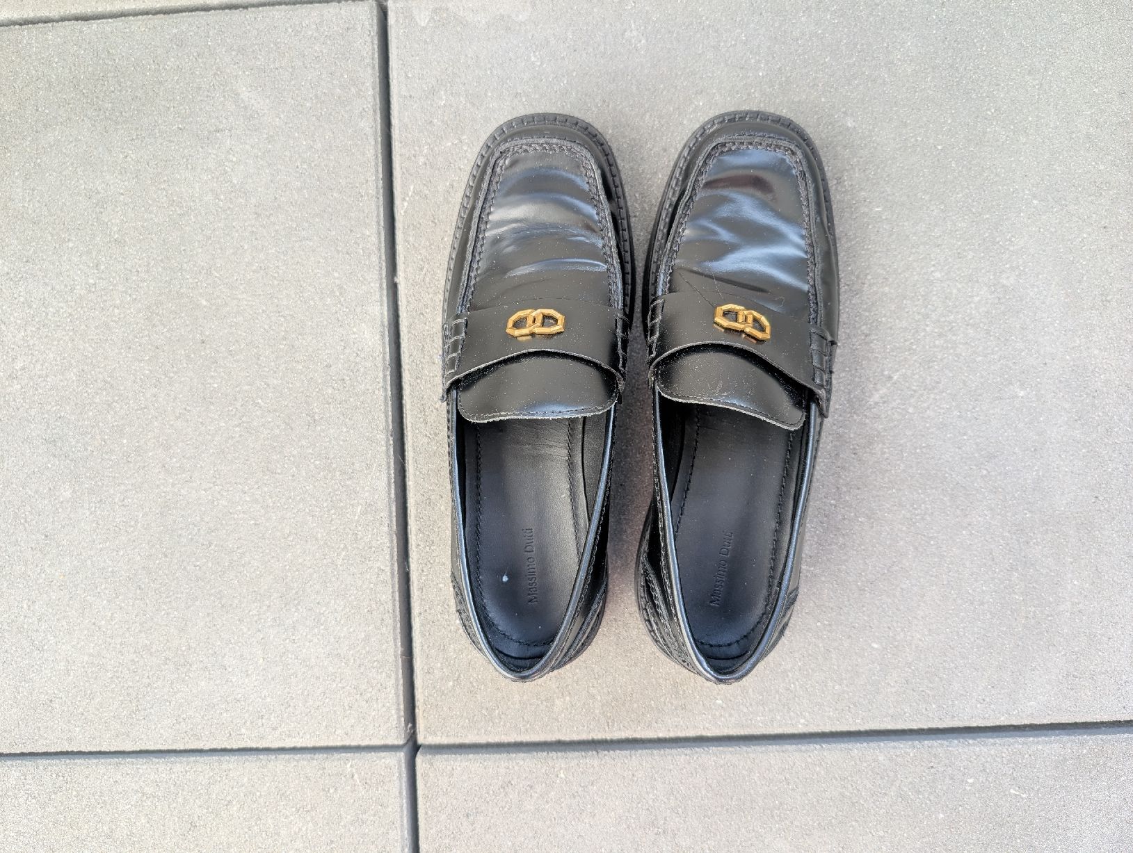 Massimo Dutti Scarpe da donna: Massimo Dutti Lederschuhe, Gr. 39, Schwarz – Usato da Spreitenbach venduto da san_57k8 1