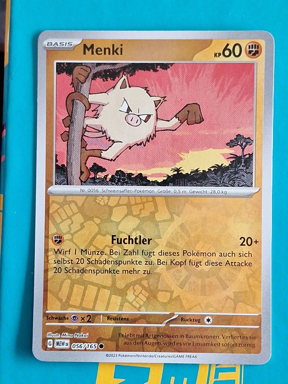Pokémon Sammelbilder & Trading cards: Menki - Mew 151 DEUTSCH - Reverse Holo Pokemon – Gebraucht aus Altstätten SG von GGsGameshop