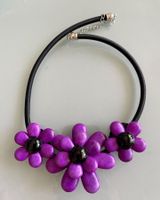 Collier Vintage pierres colorées