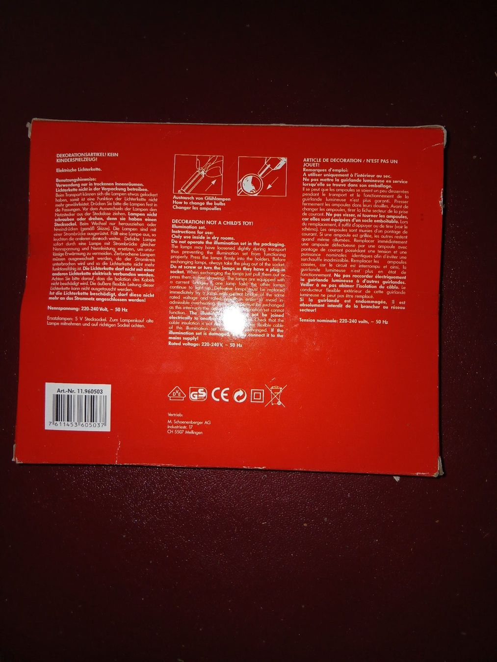 Lichterketten & Leisten: Lichterkette – Neu und originalverpackt aus Emmenbrücke von papamo06 1