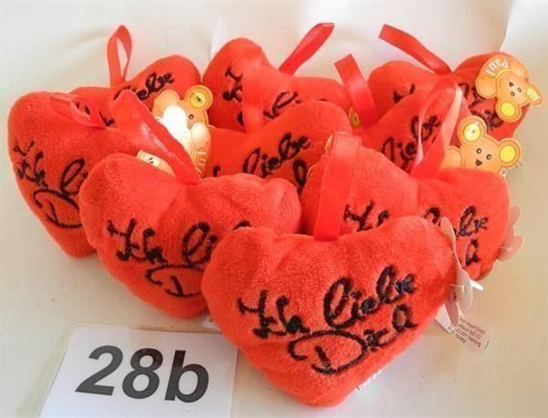 Tutte le decorazioni: 10 Plüschherzen "Ich liebe dich", 28b – Nuovo (secondo la descrizione) da Kottwil venduto da Crazyrolf 1