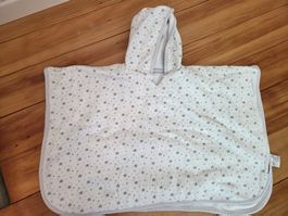 Kinder Badeponcho Frottee Sterne Gr. 86/92