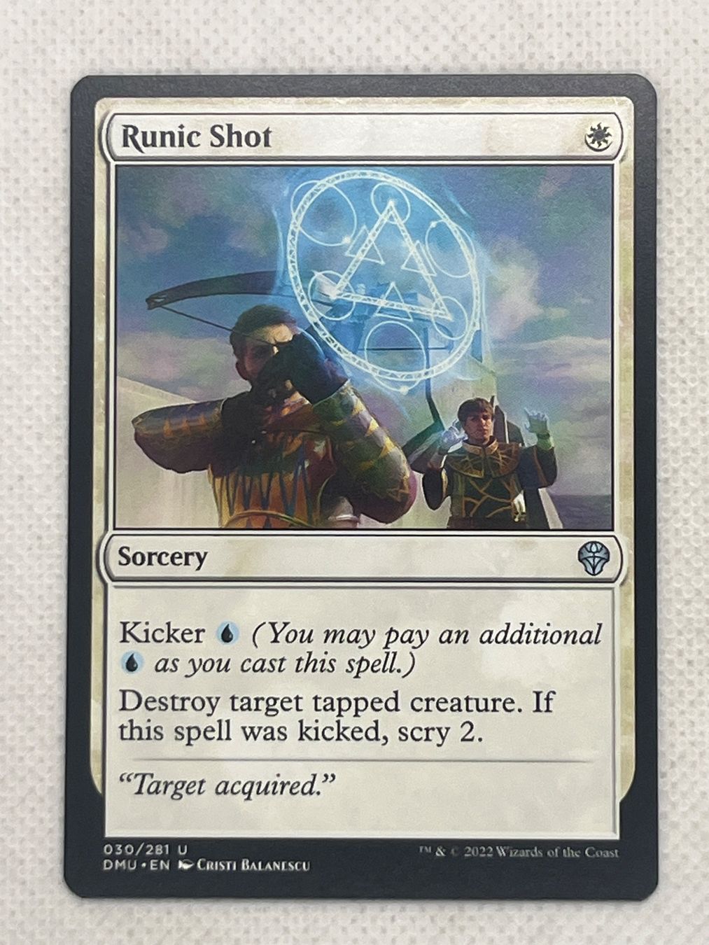 Magic The Gathering Carte collezionabili: MTG Runic Shot DMU 030 Uncommon – Usato da Hinterkappelen venduto da Kim1992