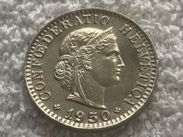 20 centimes/rappen 1950