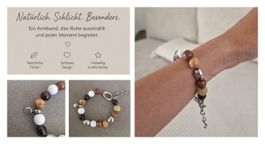 Fossil Armband mit Natursteinen – zeitlos & vielseitig