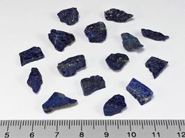 Lapislazuli (Lapis) kleine Rohsteine 15Stk.