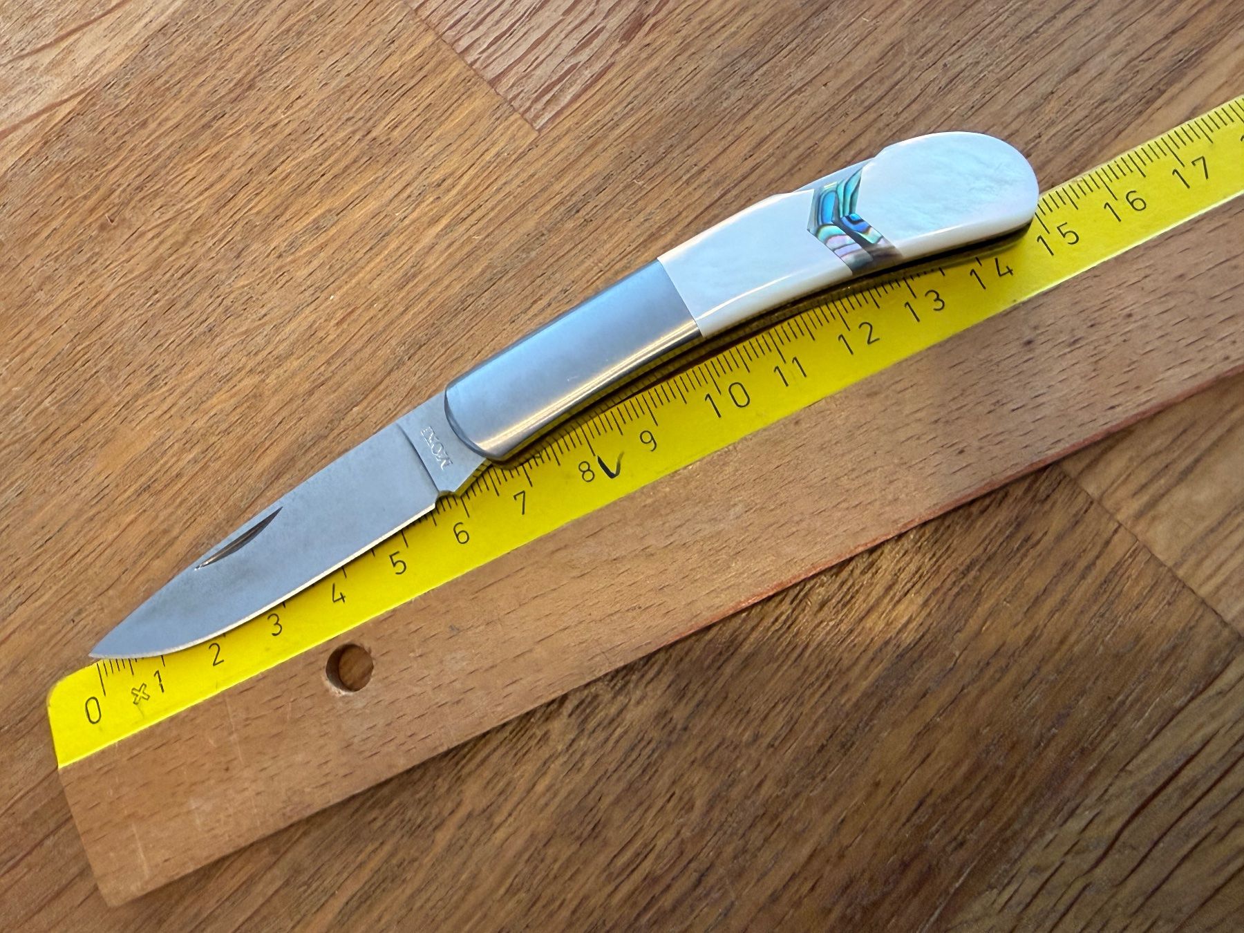 Coltelli tascabile: MOKI Klappmesser mit Perlmuttgriff - Top Zustand! – Nuovo (secondo la descrizione) da Goldach venduto da Messerguru 5