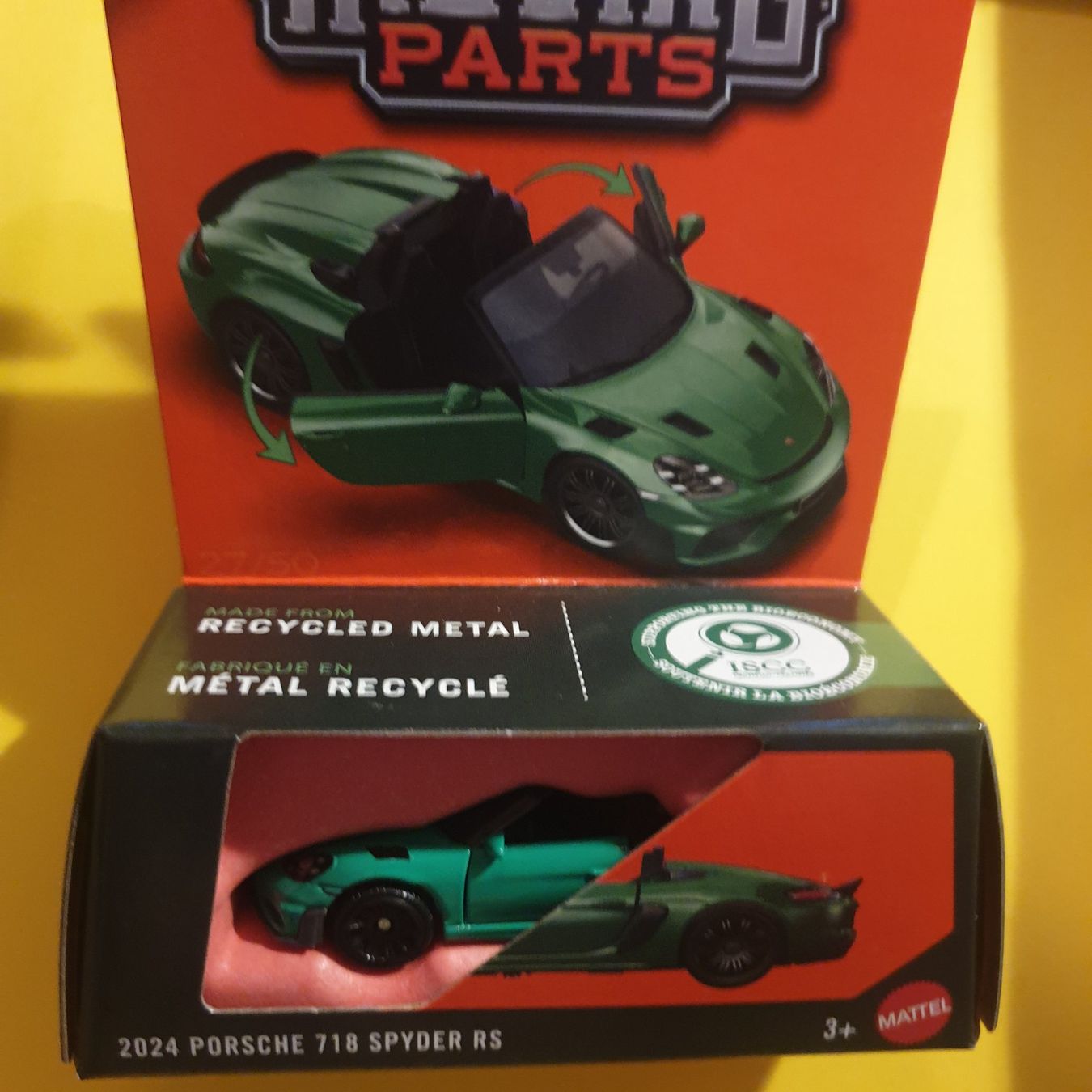 Matchbox Modellautos: Matchbox 2024 Porsche 718 Spyder RS – Neu und originalverpackt aus Oftringen von Rotor 3