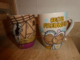 2 NICI Tassen Freundschaft Pferd Pony
