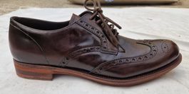 PRADA SCHÜRSCHUHE OXFORD NEU GR.42 DUNKELBRAUN