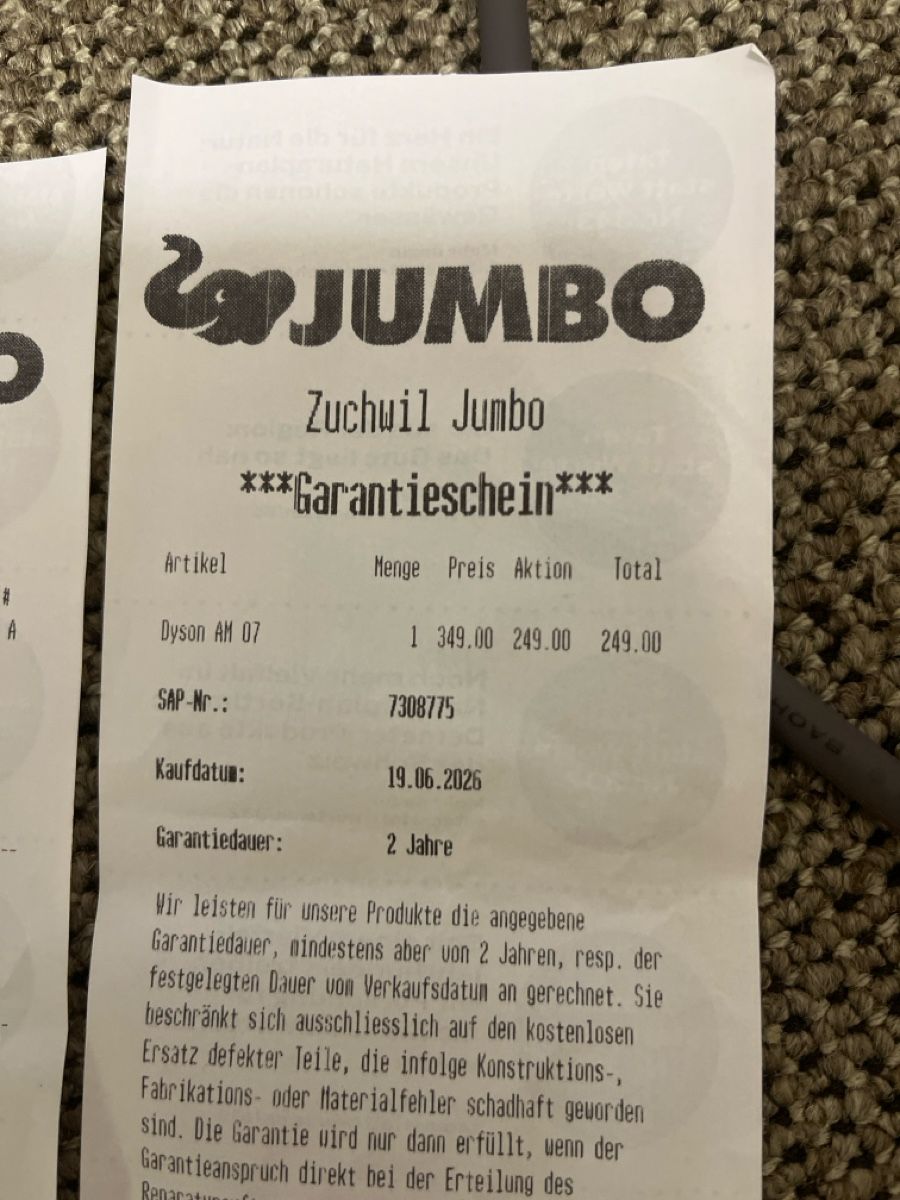 Dyson Ventilatori: Dyson AM 07 Lüfter, neuwertig – Usato da Solothurn venduto da Bobesch08 3