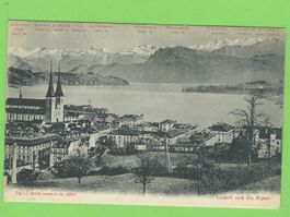 Luzern und die Alpen