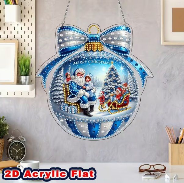 Bastelsets: Diamond Painting Aufhänger Weihnachtskugel – Neu und originalverpackt aus Obergösgen von Diamond-Painting 1