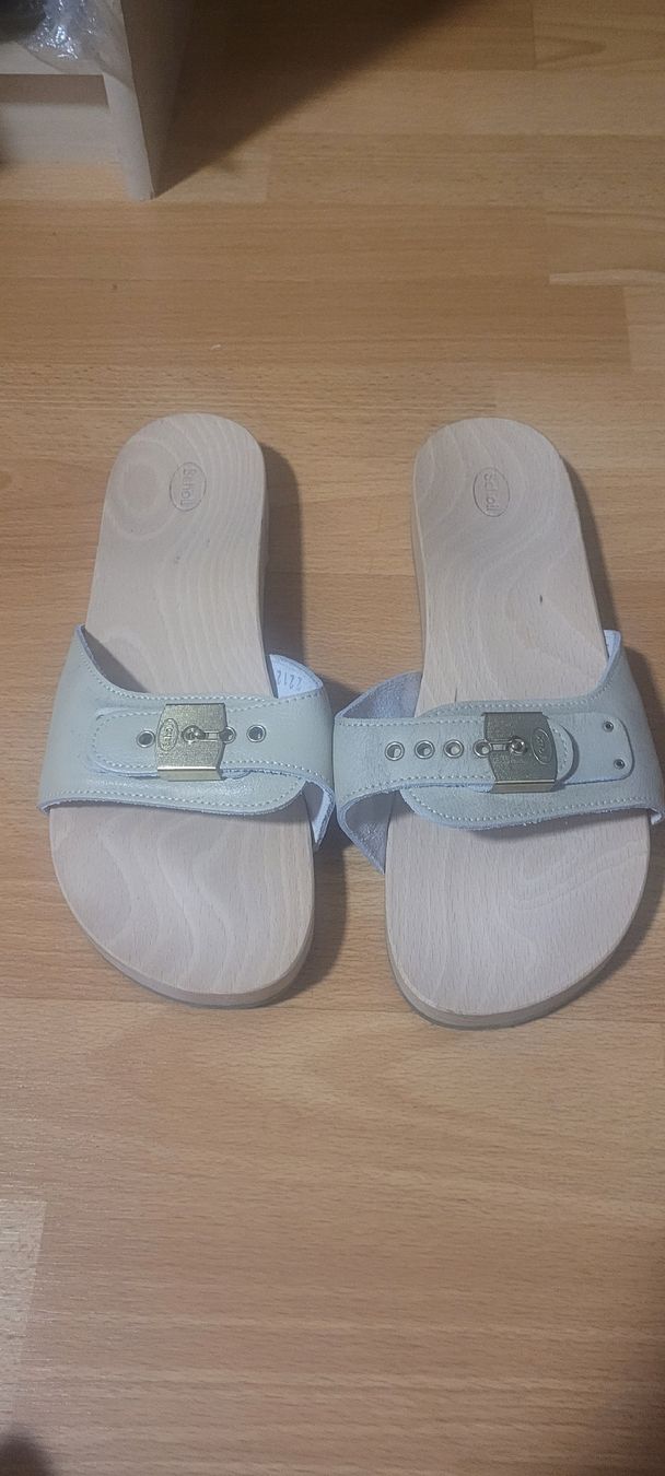 Scholl Scarpe da donna: Scholl Holz Sandalen – Nuovo (secondo la descrizione) da Basel venduto da Da-vid3