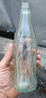 alte COCA COLA Glasflasche 6 Oz  Konturflasche französisch