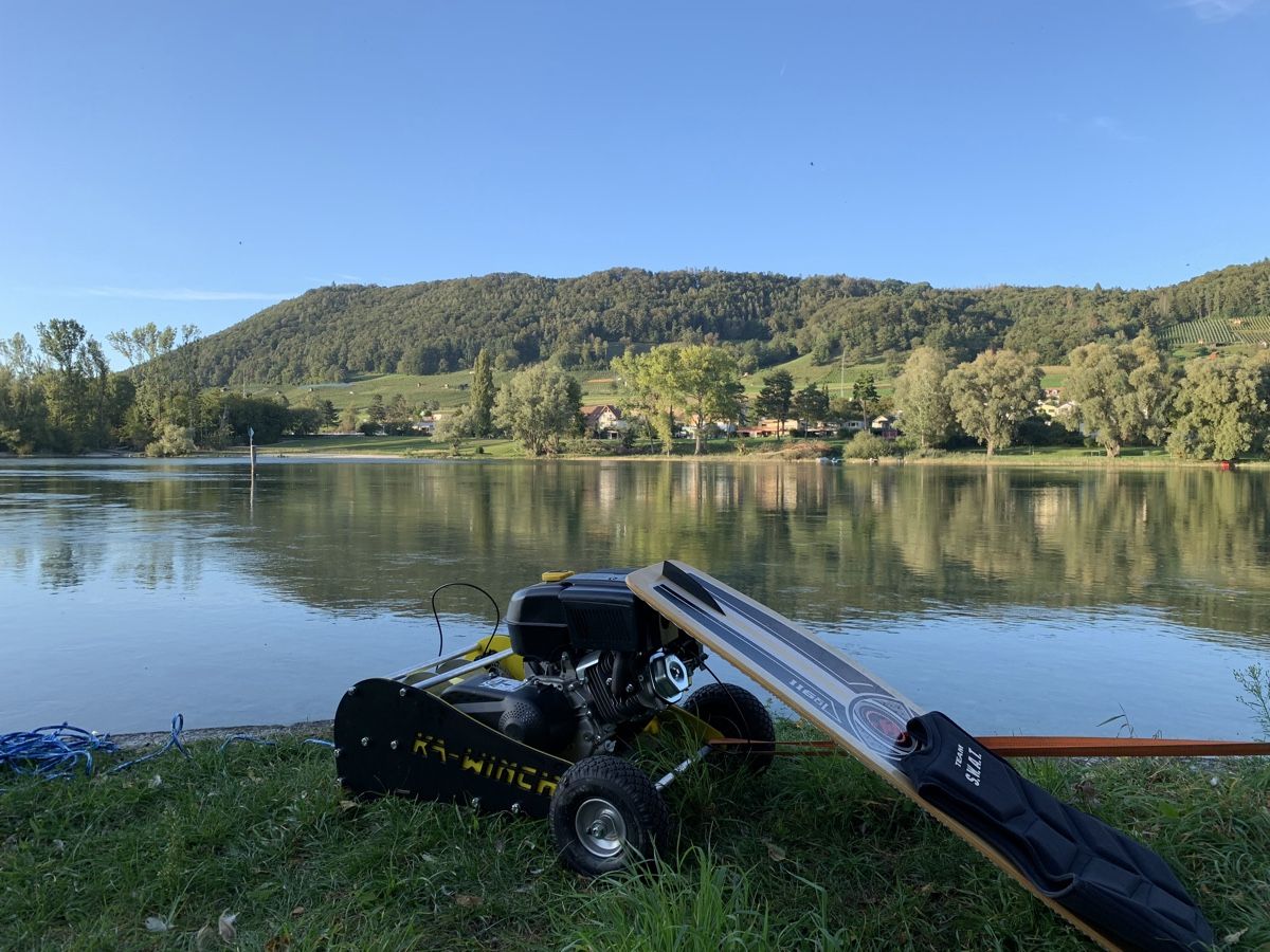 Tavole da surf e di nuoto: KA-Winch Wakeboard Snowboard Ski Seilwinde – Usato da Stein am Rhein venduto da bep2 4