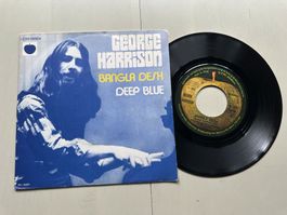 GEORGE HARRISON BEATLES tolle Single Bangla desh France diff