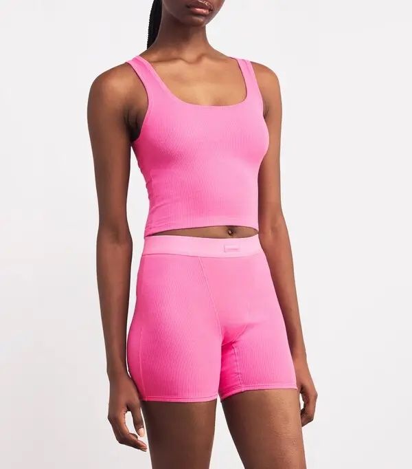 Skims Tops: Skims Ribbed Pink set size L – Gebraucht aus Zürich von Linen218