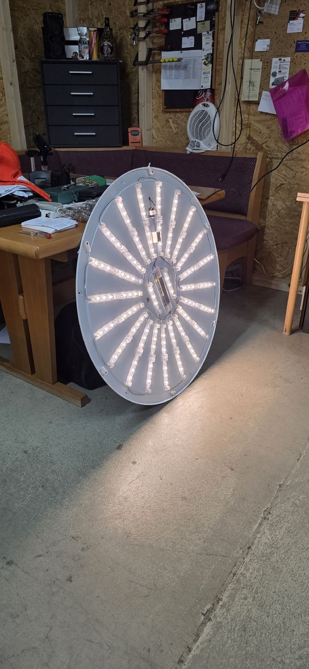 Lampadari & plafoniere: Runde Deckenlampe mit LED-Sternenhimmel-Effekt  – Usato da Wittenbach venduto da gruezi-schwiz 4
