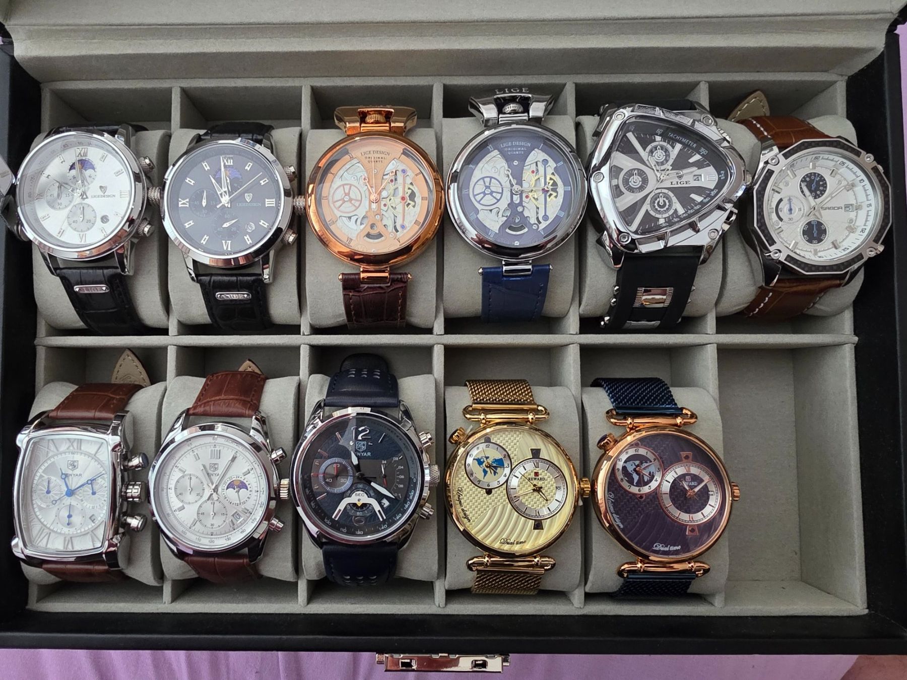 Orologi: Lige Uhrensammlung, ohne Sammler-Box – Nuovo (secondo la descrizione) da Richterswil venduto da Flowercook