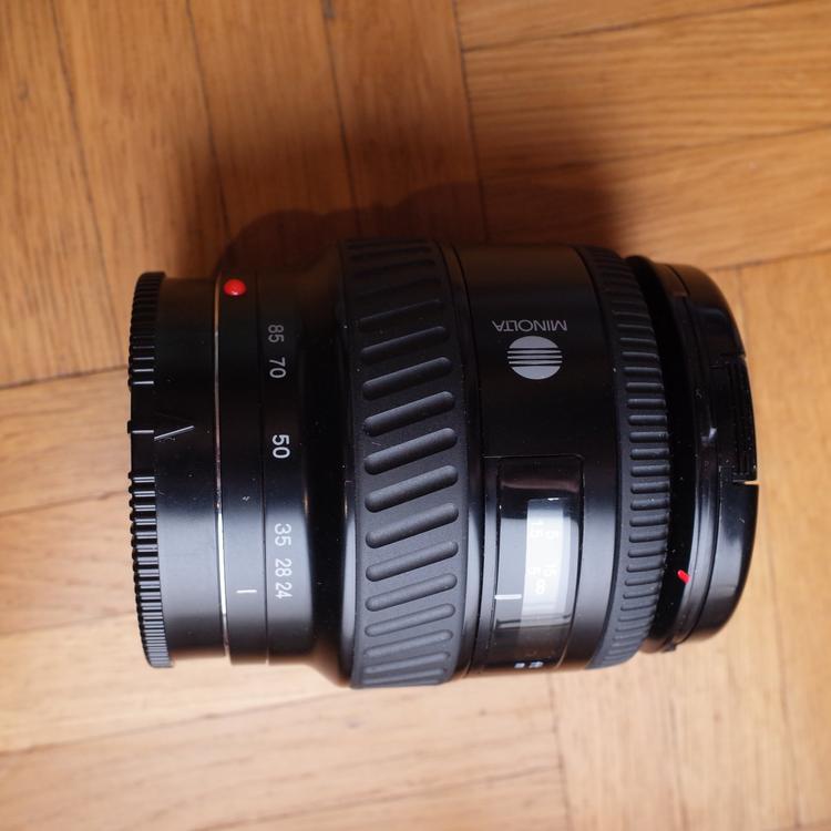 美品】Minolta zoom af 24-85 mm F3.5-4.5 - レンズ(ズーム)