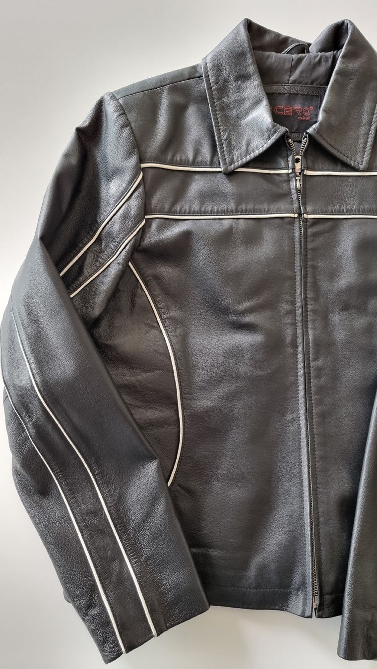 Giacche: Schwarze Echtlederjacke, Grösse M, Top Zustand! – Nuovo (secondo la descrizione) da Balgach venduto da Patty04 1