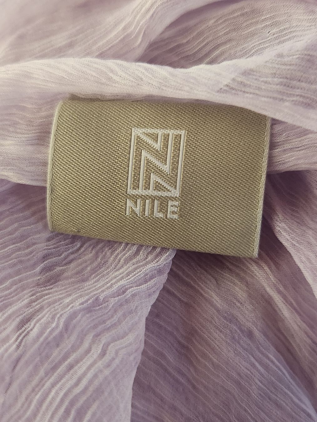 Nile Foulard & Sciarpe: Écharpe  Nile 100% soie lilas – Usato da Niedergösgen venduto da Eva2410 2