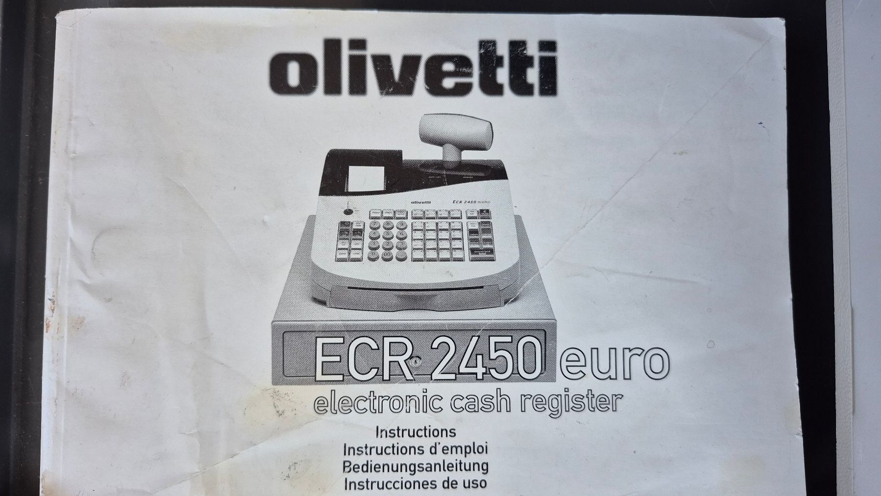 Olivetti Kassen: Registrierkasse - Olivetti ECR 2450, Euro – Gebraucht aus Au (ZH) von Shownow 3
