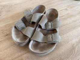 Birkenstock Arizona Veloursleder Faded Gr. 38