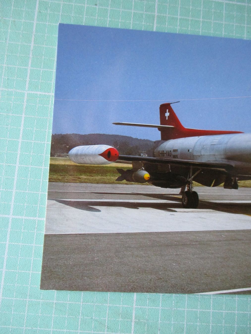 Cartoline postali: Postkarte Kampfflugzeug Schweizer Luftwaffe  P 16 – Usato da Ottikon Gossau ZH venduto da hokuspokus 2