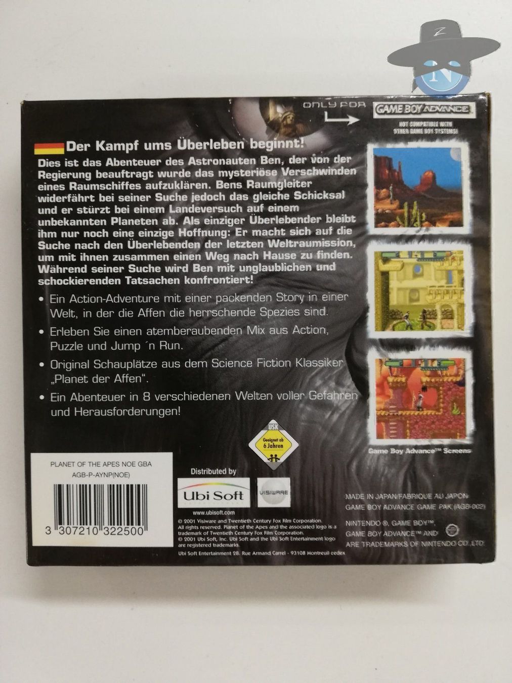 Nintendo Giochi: Planet der Affen / Nintendo GBA – Usato da St. Gallen venduto da zorro_dc 1