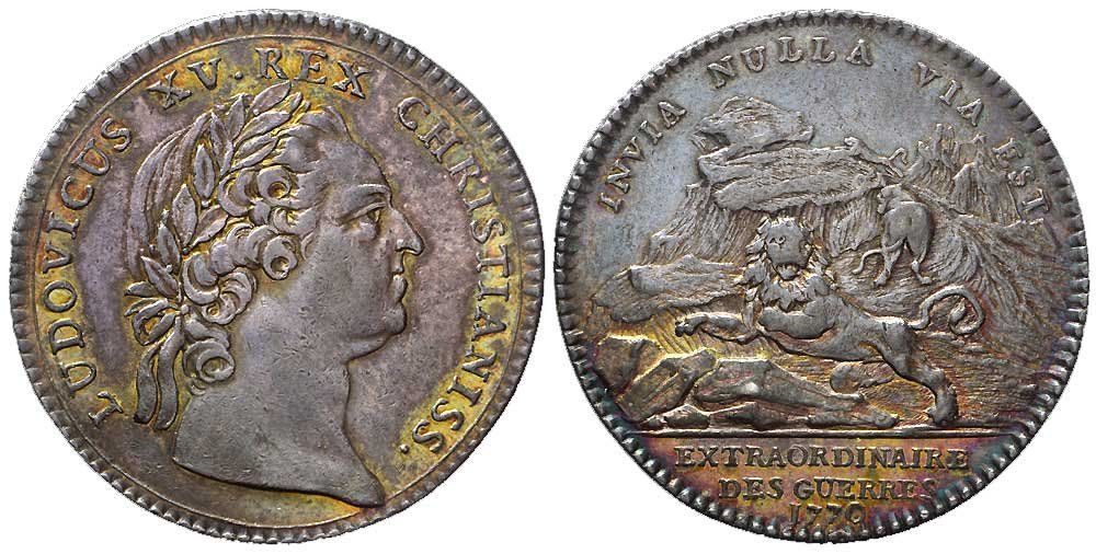 Medaglie: Frankreich, Jeton 1770 – Usato da Chiasso venduto da Novamarketing